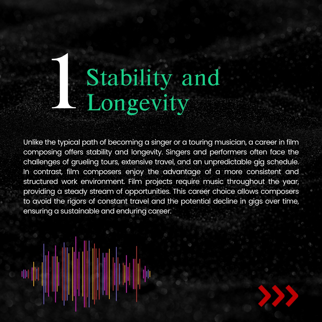 🎵🎥 Film composing offers stability and longevity unlike the uncertainties of touring life. Embrace a consistent career path. 

Ready to compose your future? Schedule now! 🌟 

#FilmComposerLife #StabilityInMusic #ComposeYourPath