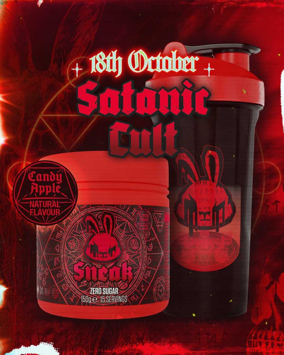 (1/2) Introducing Satanic Cult - an otherworldly drop dripping in dark magic.

Dropping 18th October.
2pm BST / 9am ET / 3pm CET
