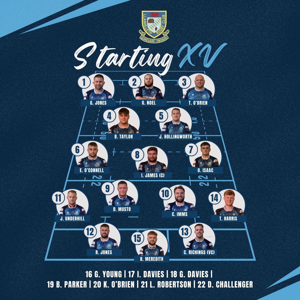 STARTING XV | This is how we lineup to face Chepstow RFC tomorrow afternoon🏉

🏆 League Match
🏟️ Home - Llanhilleth Park
📍NP13 2RX
⏱️ 14:00 KO

#rhinos 🦏