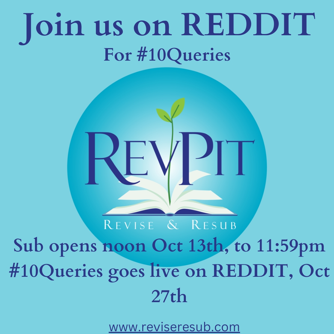 Hello friends, today's the day! #RevPit #10Queries submissions open today :) We are aware that the rafflecopter is open outside of the submission window. If you already entered, your submission is valid (1 #writingcommunity