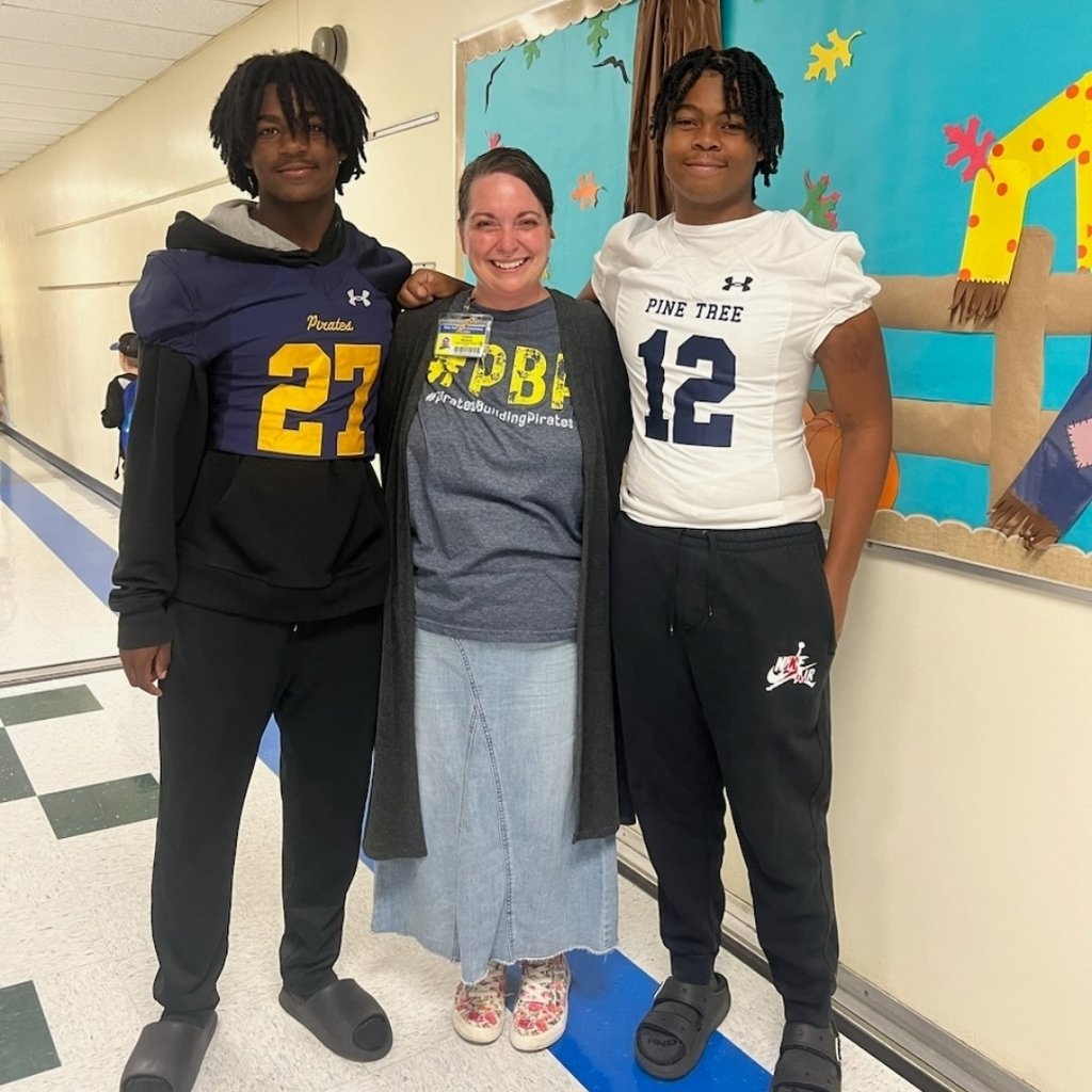 💙🏈💛Our PTHS football players came to visit our little Pirates this morning! They welcomed them on campus, visited with them during breakfast, and came to classrooms to say good morning! 
#piratesbuildingpirates #pbp #bff #morethanaschool #birchrises