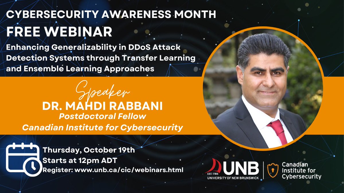 Canadian Institute for Cybersecurity (CIC) 🍁 tweet media