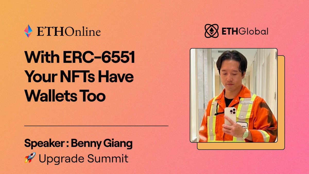 Will be giving a talk today at 1pm ET live on ethglobal.tv