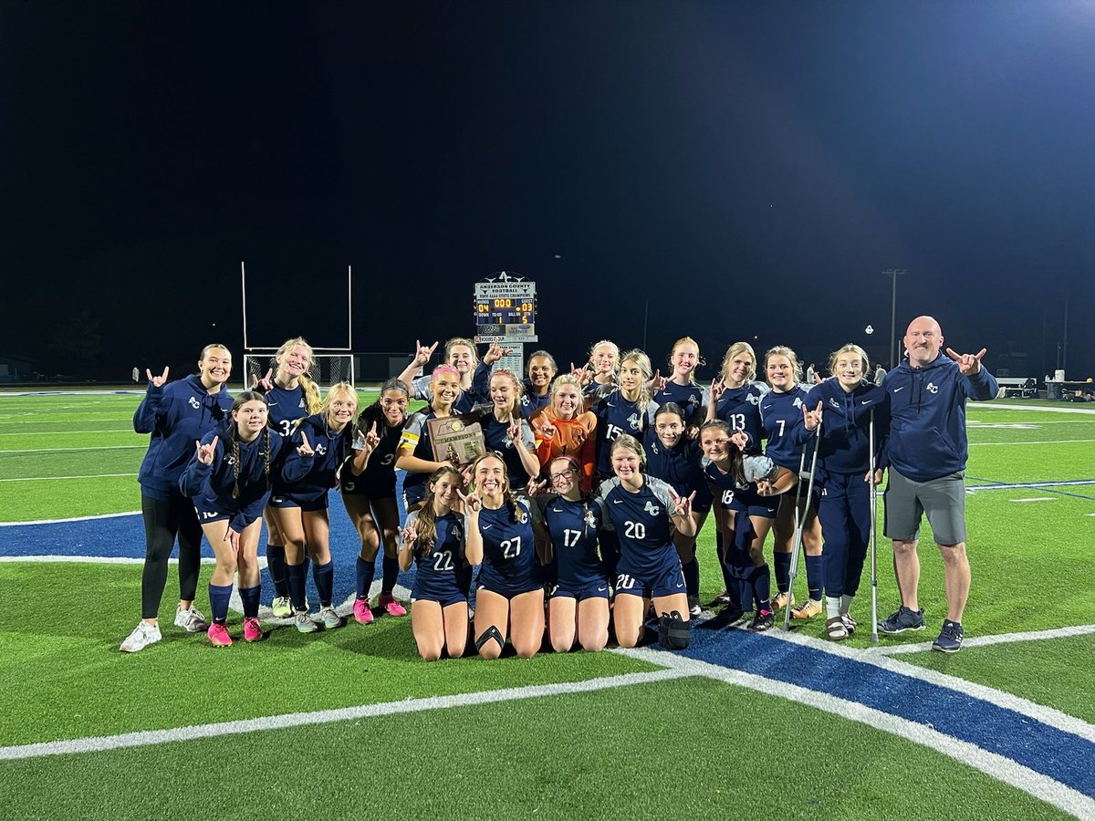 ACLadyMavSoccer's tweet photo. 2023 District Champions! After 100 mins of play and tied at 0, we went to kicks from the mark, and won 4-3! Goals by: M. Prinkki, E. Leander, M. Swisher, and Z. Rose. Amazing saves by E. Martin! We host Regional Semi-Final Tuesday at 6:30!
🤘⚽🤘
@AllThingsACMavs @MaverickAD1 https://t.co/E3npfQ0aXQ