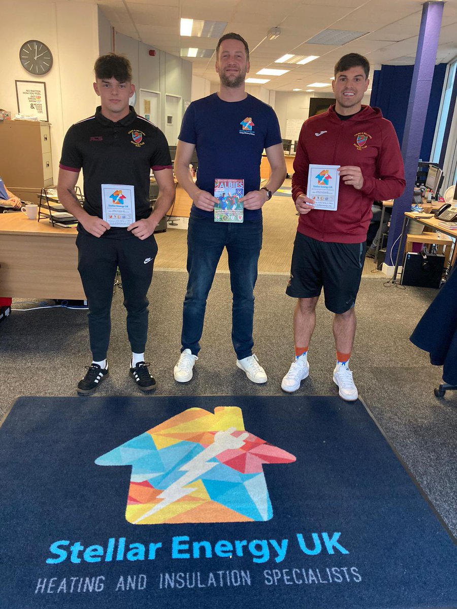 We’re always thankful for the support from sponsors in our match day programmes. 

Stellar Energy UK work alongside Local Authorities to make your home warmer and cheaper to heat. 
Give them a call today to see if they can help you with a grant to reduce your fuel bills. 
Thanks