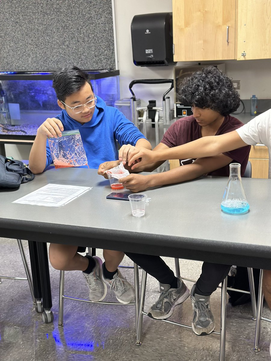 AtomicFreelon's tweet photo. To help start the new unit covering the structure of DNA 🧬. Students conduct the classic strawberry 🍓 DNA extraction experiment. 🧫 making science tangible. 

#Biology #highschool #DNA @ShadowCreekHS https://t.co/BqKHqhu2mj
