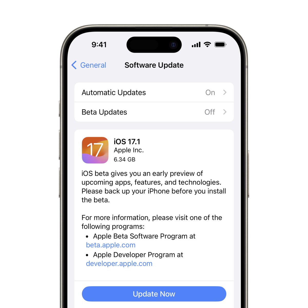 theapplehub's tweet image. iOS 17.1 is expected to launch by October 24!

The new update includes new Apple Music features such as favoriting music, support for AirDrop over the internet, and more

Source: @anfr