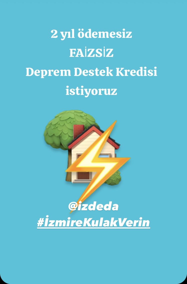 Simurg gibi yeniden doğacağız, kanatlarımızı kırmayın. Bir kredi desteğine ihtiyacımız var 
<a href="/izdeda/">İzmir Depremzedeleri Dayanışma Derneği (İZDEDA)</a> #İzmirİçinSesVer