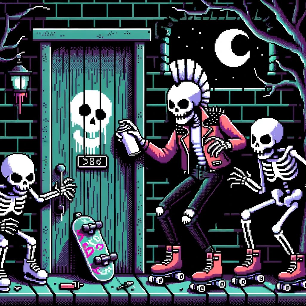 Skeleton Punks 🏴‍☠️🌖 tweet media