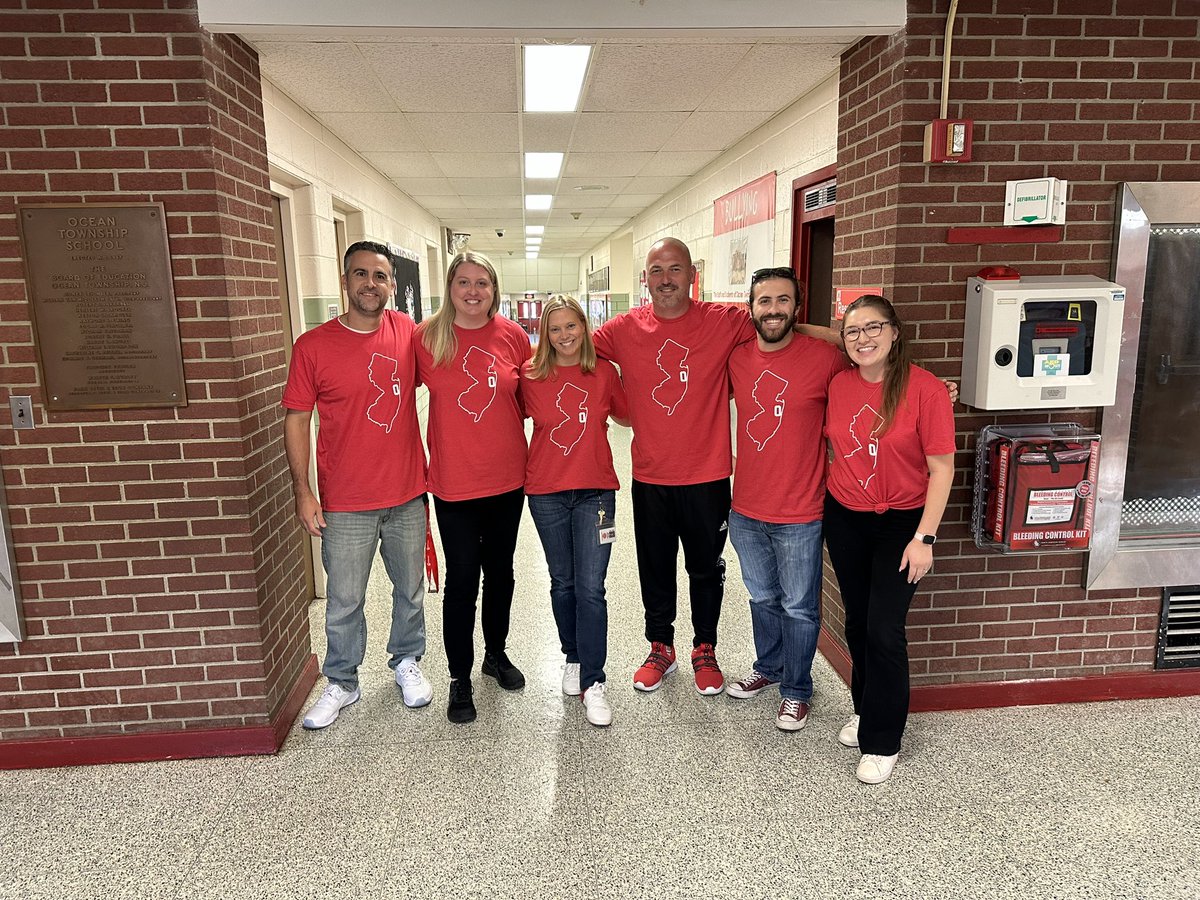Jersey proud, Ocean Strong 💪🏼 🔴⚪️ #OTESpride #SpartanLegacy #BigRedFriday