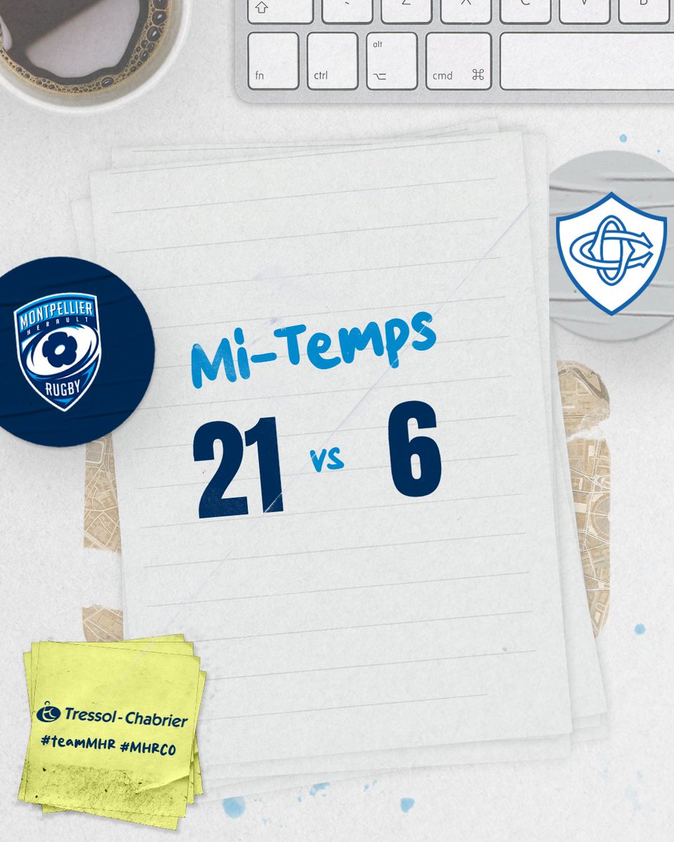 MHR_officiel's tweet image. C'est la mi-temps ! 

Nos Cistes mènent grâce à trois essais et une belle défense durant cette première période. 

#teamMHR #MHRCO