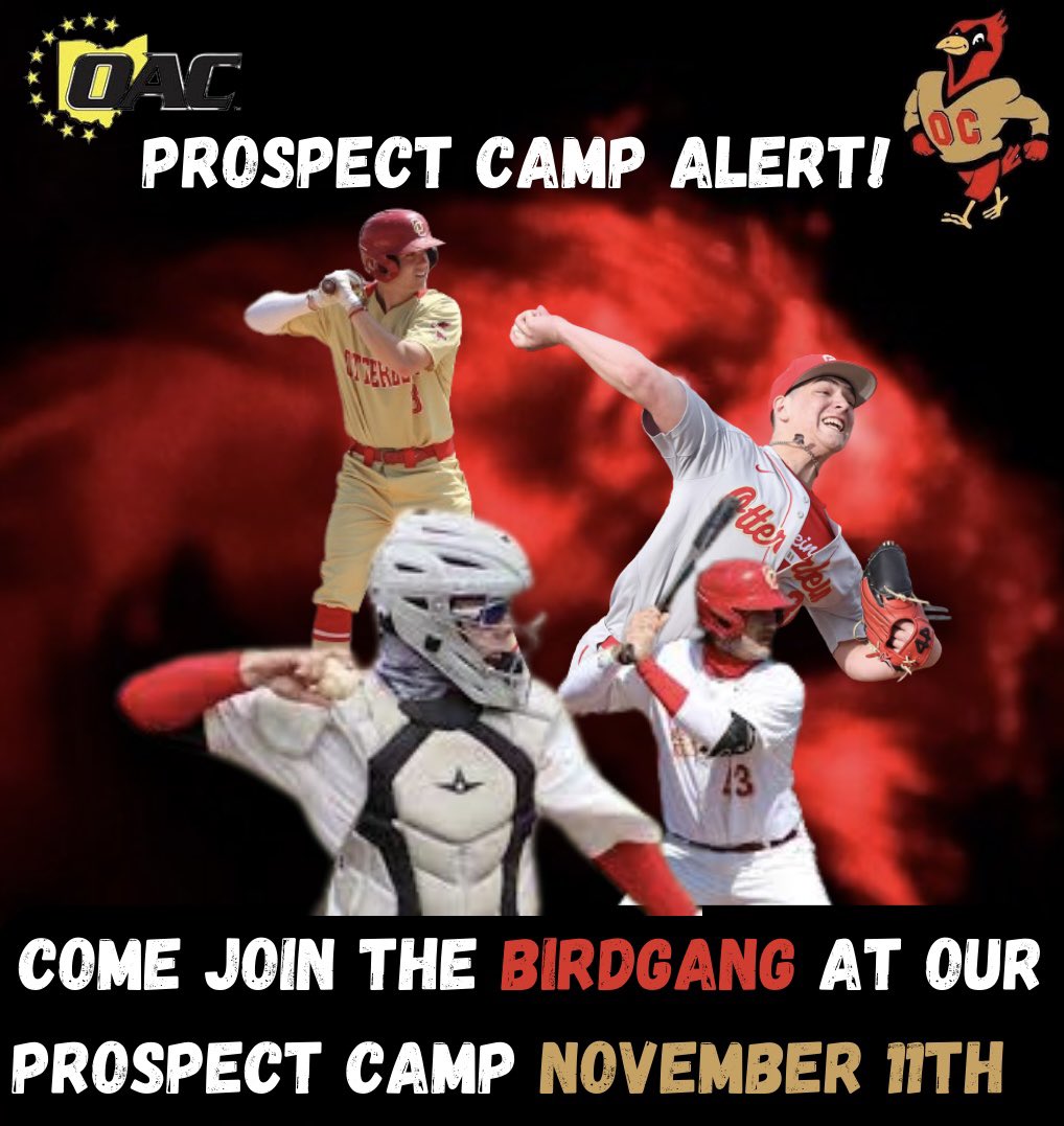 Come showcase your skills in front of the entire Otterbein coaching staff. Sign up now for our fall prospect camp on Saturday November 11th at the link below! We can’t wait to see some future Otterbein Cardinals! #BirdGang register.ryzer.com/camp.cfm?id=25…