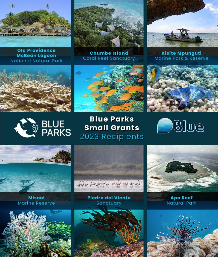 savingoceans's tweet image. Today, Marine Conservation Institute and Blue  announced six inaugural recipients of Blue Parks Small Grants. The funded projects will improve #MPAs and enhance their conservation outcomes. Learn more about them here! tinyurl.com/yc597jx8