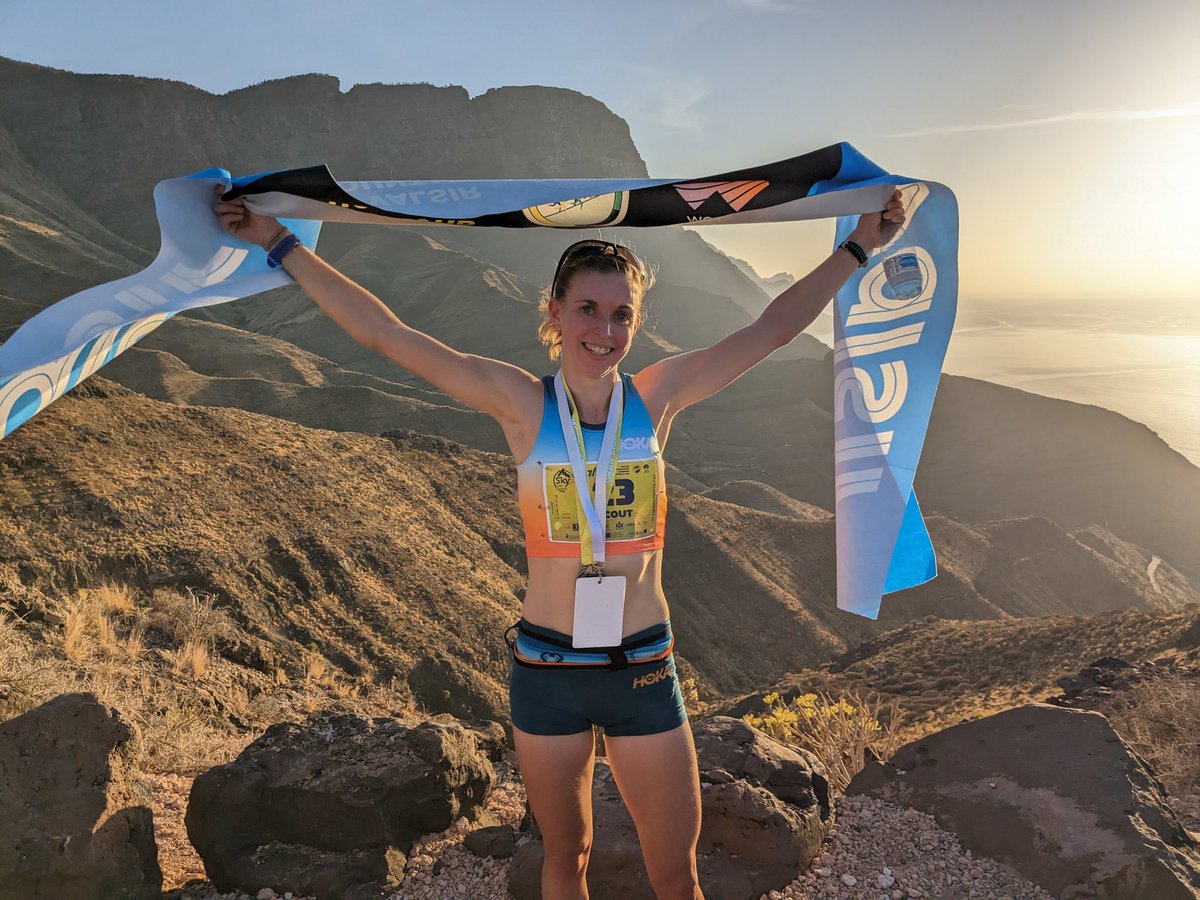 Scout Adkin 1st in the Uphill race at Sky Gran Canaria as part of the final of the WMRA World Cup @scotathletics @amblesideac #SkyGranCanaria #wmra