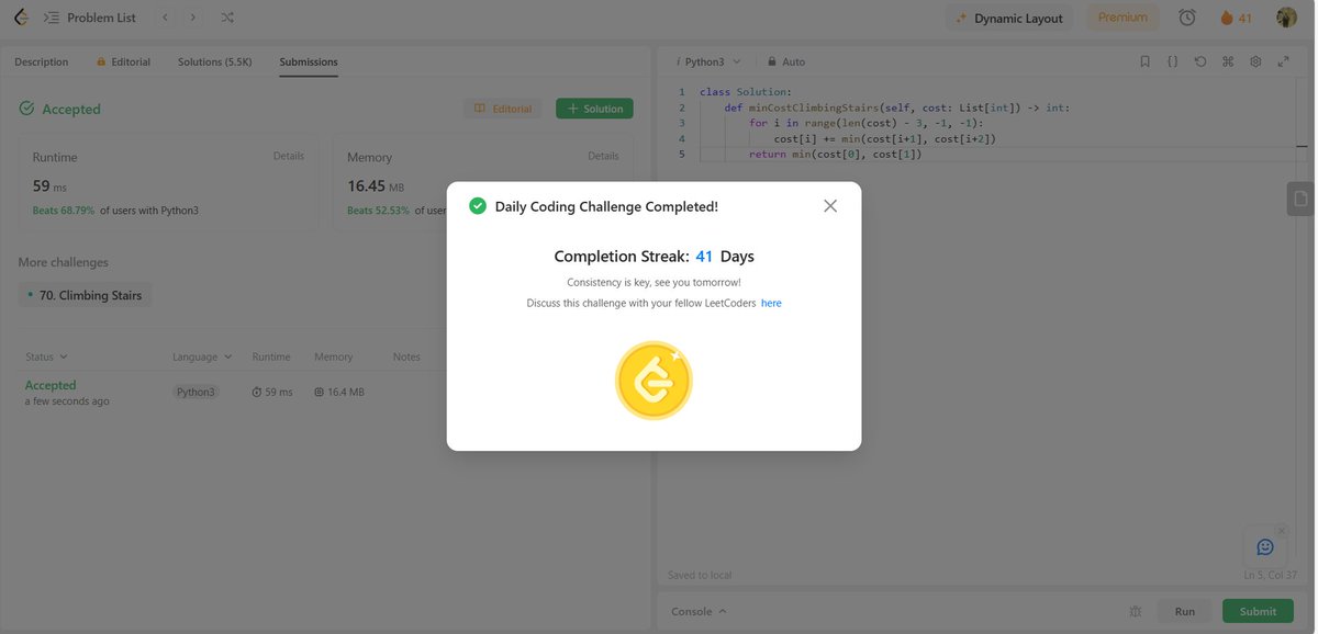 thedilshadahmad's tweet image. Day 41✅
Leetcode
#60daysofcode #CodingJourney #60dayscodingchallenge #Coding #100daysofcoding #100DaysOfCode #100daysofcodechallenge