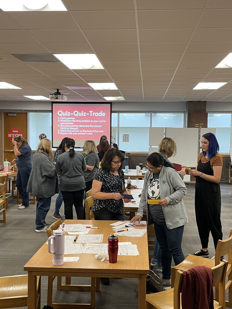Olathe MTSS Math (@ops233math) on Twitter photo ELL & Title Aides are ready to support learners solving word problems after practicing Schema Based Instruction!#OPSForwardTogether ELL & Title Aides are ready to support learners solving word problems after practicing Schema Based Instruction!#OPSForwardTogether