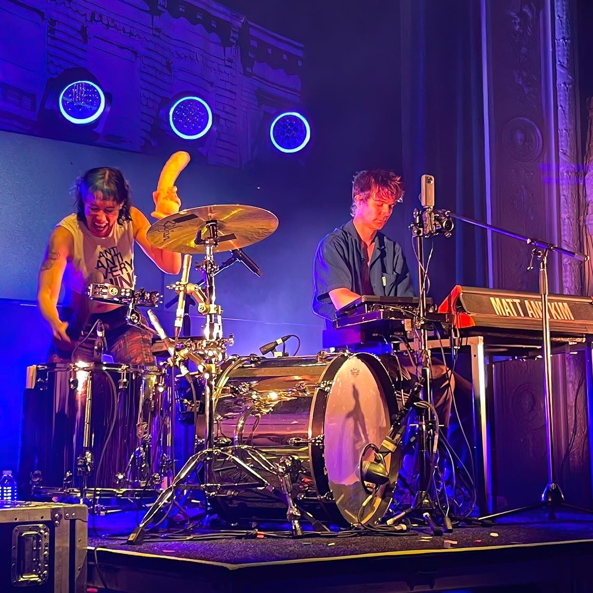 2023-10-12, Matt and Kim, August Hall, San Francisco, CA. <a href="/mattandkim/">MATT and KIM</a>