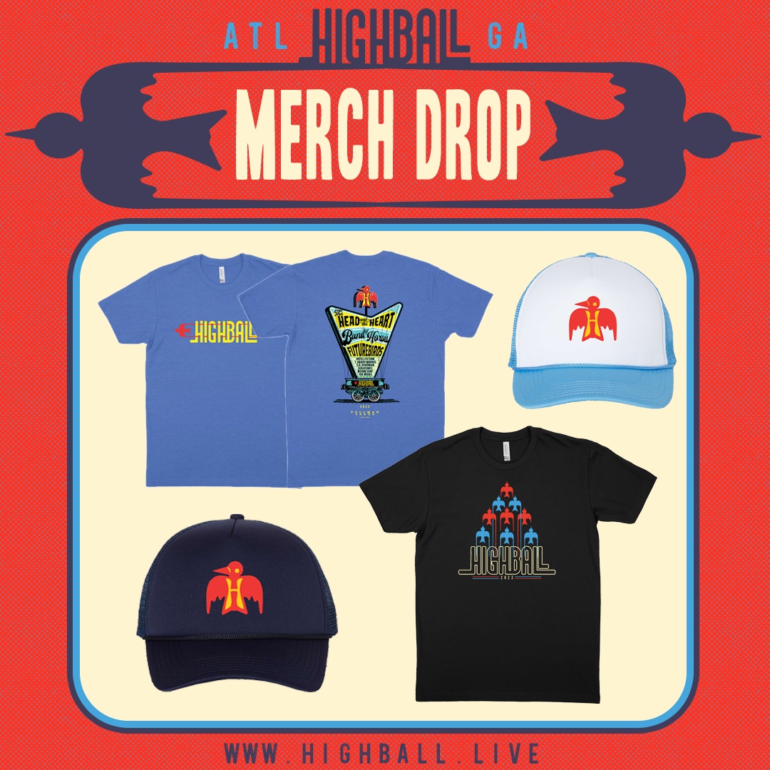 Highball in style with our exclusive merch 😎 Shop the drop NEXT WEEKEND at Highball! 🎶🕺 Get your tickets today!

🎟: highball.live

#HighballATL #FlockUp #BirdFam4Ever #CheersYall #FullSpeedAhead