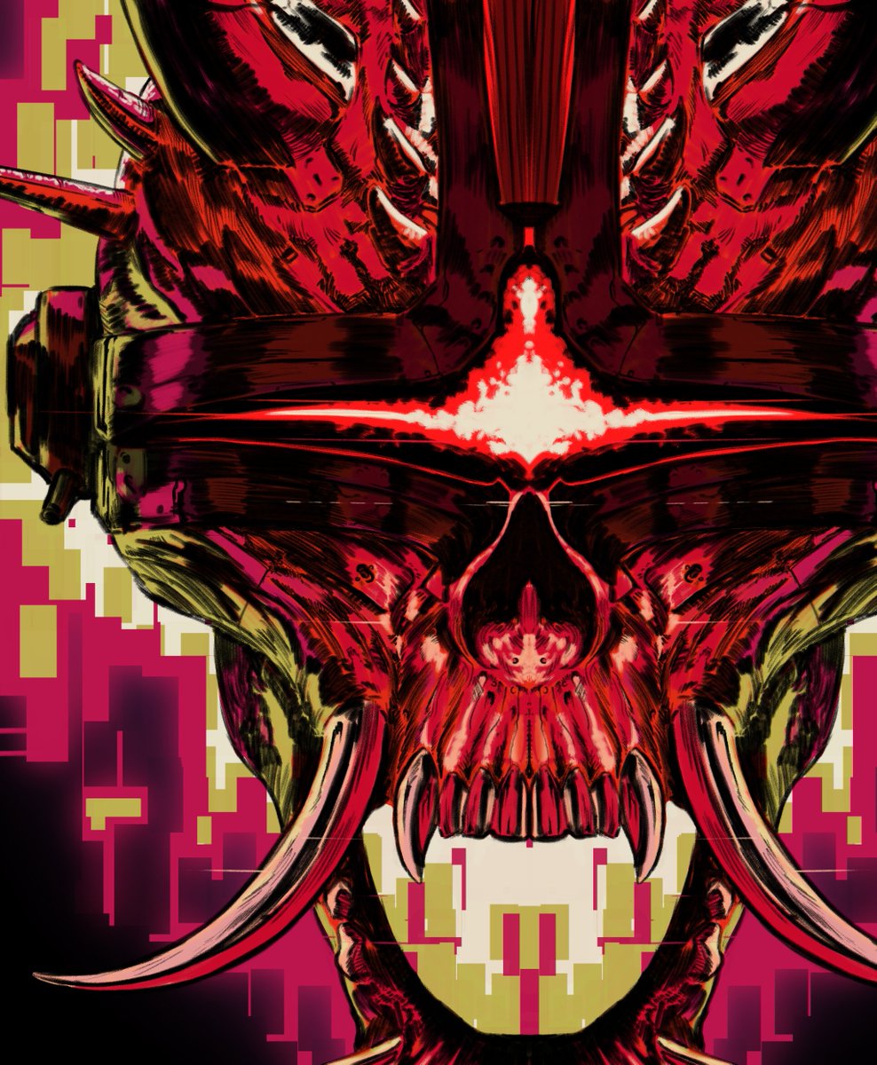 wovenpixls's tweet photo. Two Cyber Oni designs that came to mind to design after the release of Cyberpunks DLC. Perfect for the #Halloween season too. Link to merch is in the bio.
#oni #cyberpunk #scifi https://t.co/ibzXsnV65y