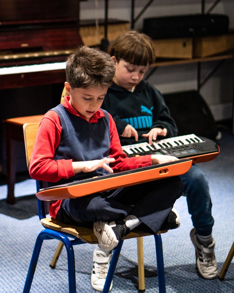 UASLearns's tweet photo. 🎶 At UAS, music is the universal language we all speak. From the basics of music theory in early childhood to the collaborative energy of a band performance in high school, our comprehensive program offers something for everyone. https://t.co/E8tuZuo6od