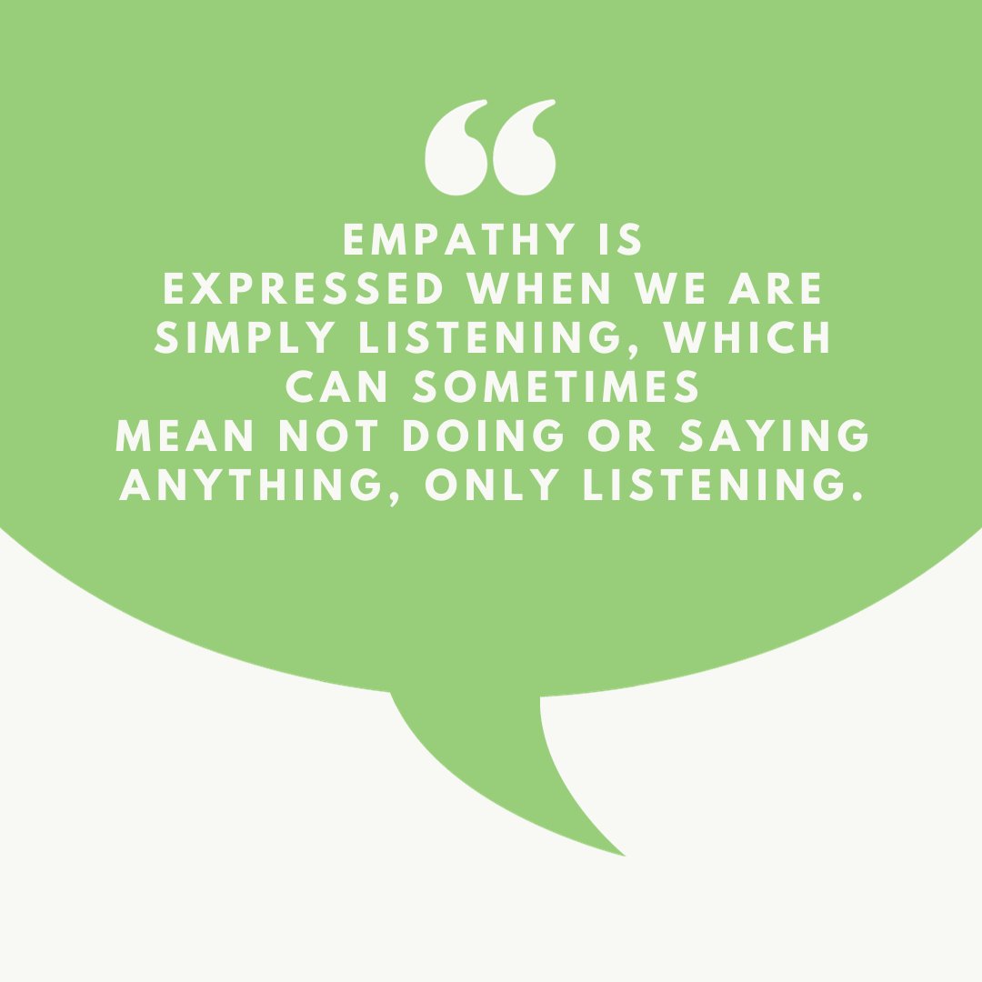 A quote from our book by Michael Jascz, Empathy comes from listening to the person without interruption.
•

•

•

•
#trf #therelationshipfoundation #schools #nonviolentcommunication #causes #children #community #learning #teachers #students
