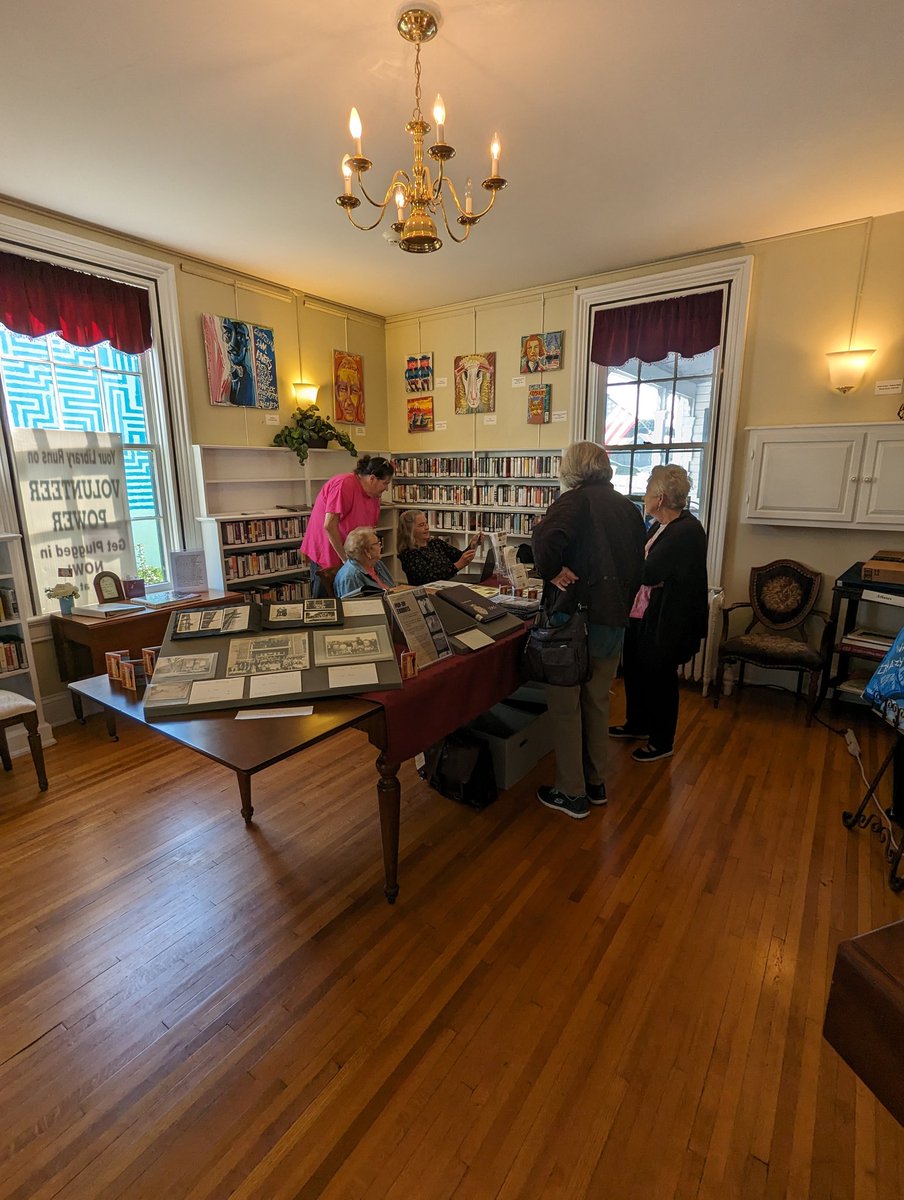 ZachHottel's tweet photo. Today I popped up at the Strasburg Library to continue our #archivesmonth celebration.
Over 20 people visited to see unique local history materials and to connect with their community.
#archivesmonthva #local #history #archivistatwork https://t.co/3Zpq4Oq32L