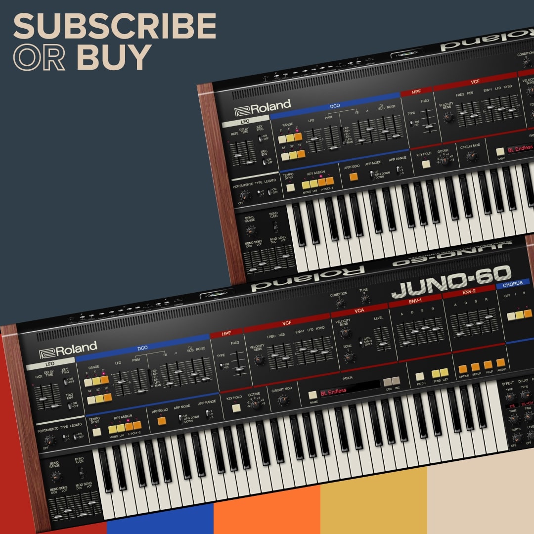 TheRolandCloud's tweet image. Love the JUNO-60? ❤

Experience the powerful plugin as part of your Roland Cloud membership or purchase it as a Lifetime Key in Roland Cloud Manager. 

Learn more today - roland.com/us/products/rc…

#roland #rolandcloud #system8 #softwaresynth #synthesizer