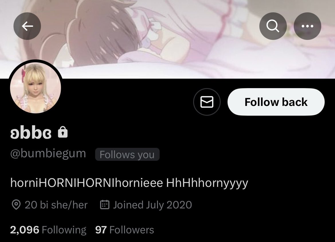 sanrioplaydate's tweet photo. icky acc followed me :(( UGH pls block guys (it’s a ss of her acc) https://t.co/jXLGO5fJnZ