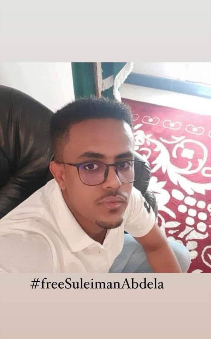 TrueSeal3's tweet image. #FreeSuleimanAbdella
He’s an Ethiopian social media activist living in Saudi Arabia. He’s currently detained in Saudi. His only fault was criticizing the fascist, traitor & coward Abiy Ahmed Ali.
@UNHumanRights @amnesty