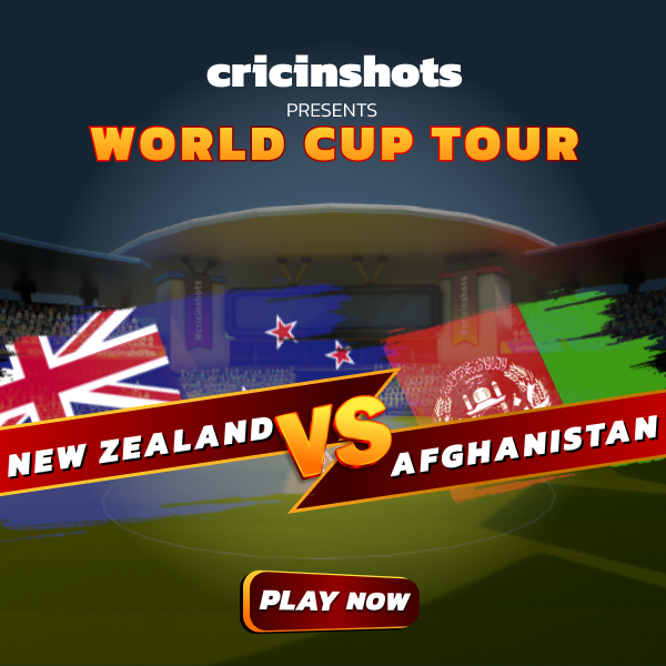 New Zealand faces off against Afghanistan. Join the excitement, back your team, and stand a chance to score amazing rewards! 🌟🏆
#CWC23 #NZvsAFG
