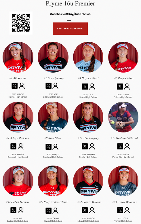The Pryme 16u - Premier crew kicking things off tomorrow <a href="/EOSC_Softball/">Eastern OK Softball</a>  Always appreciate the opportunity to get on campus. 
10:00 vs. OK Pure 18u
12:30 vs. Eastern OK State
#prymefastpitch
#pryme16uray