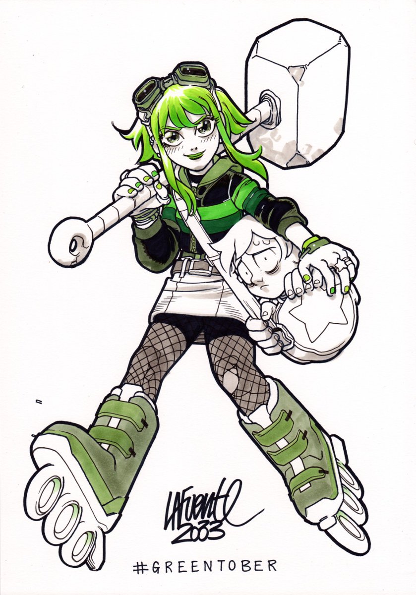 Lafuente_RIP's tweet photo. "If we are gonna date, you may have to defeat my seven evil exes..."
#Inktober
#Greentober
#RamonaFlowers
CC: @TGR_ComicArt https://t.co/xW6UaLyheW