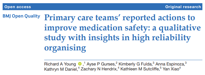 Unth_NorTex's tweet image. We want to highlight our recent publication with our collaborators.📷

Drs. Young, Fulda, and Espinoza from NorTex collaborated with Johns Hopkins and UT Arlington.

To read more, click here:
bmjopenquality.bmj.com/content/12/3/e…