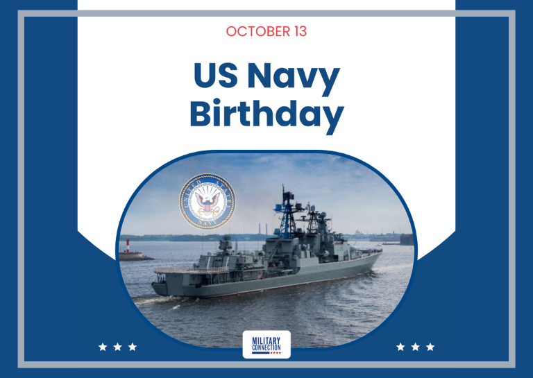 TheGoToSite's tweet photo. Today marks the United States Navyโs 248th birthday, and the theme of this yearโs Celebration and Heritage week is Power, Presence and Protection. Happy Birthday U.S. Navy! - Military Connection https://t.co/YYmTCSWvEi
#USNavy #MilitaryConnection https://t.co/sAfHzOGx5O
