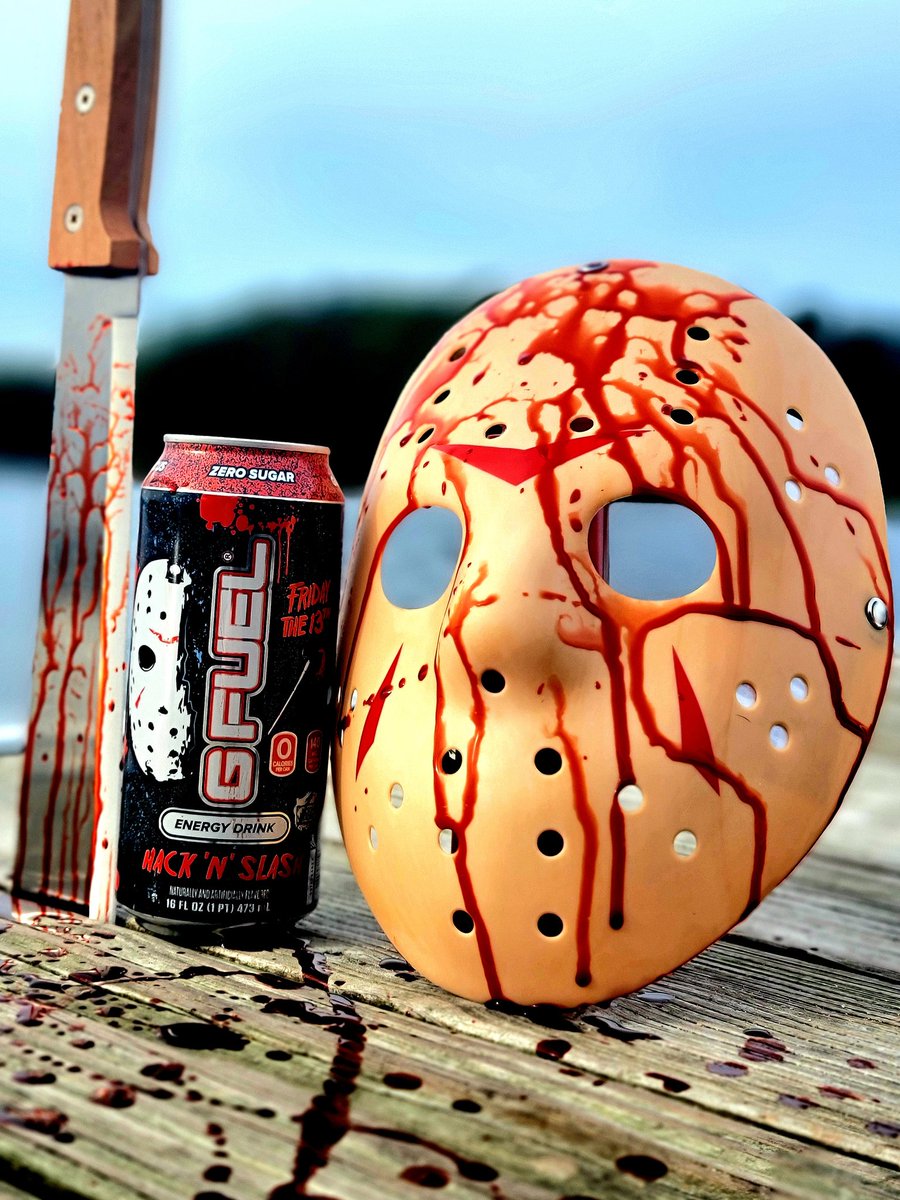 It's Friday the 13th today, so use code Nogame on @GFuelEnergy to get the new flavor 'Hack 'N Slash' 🔪