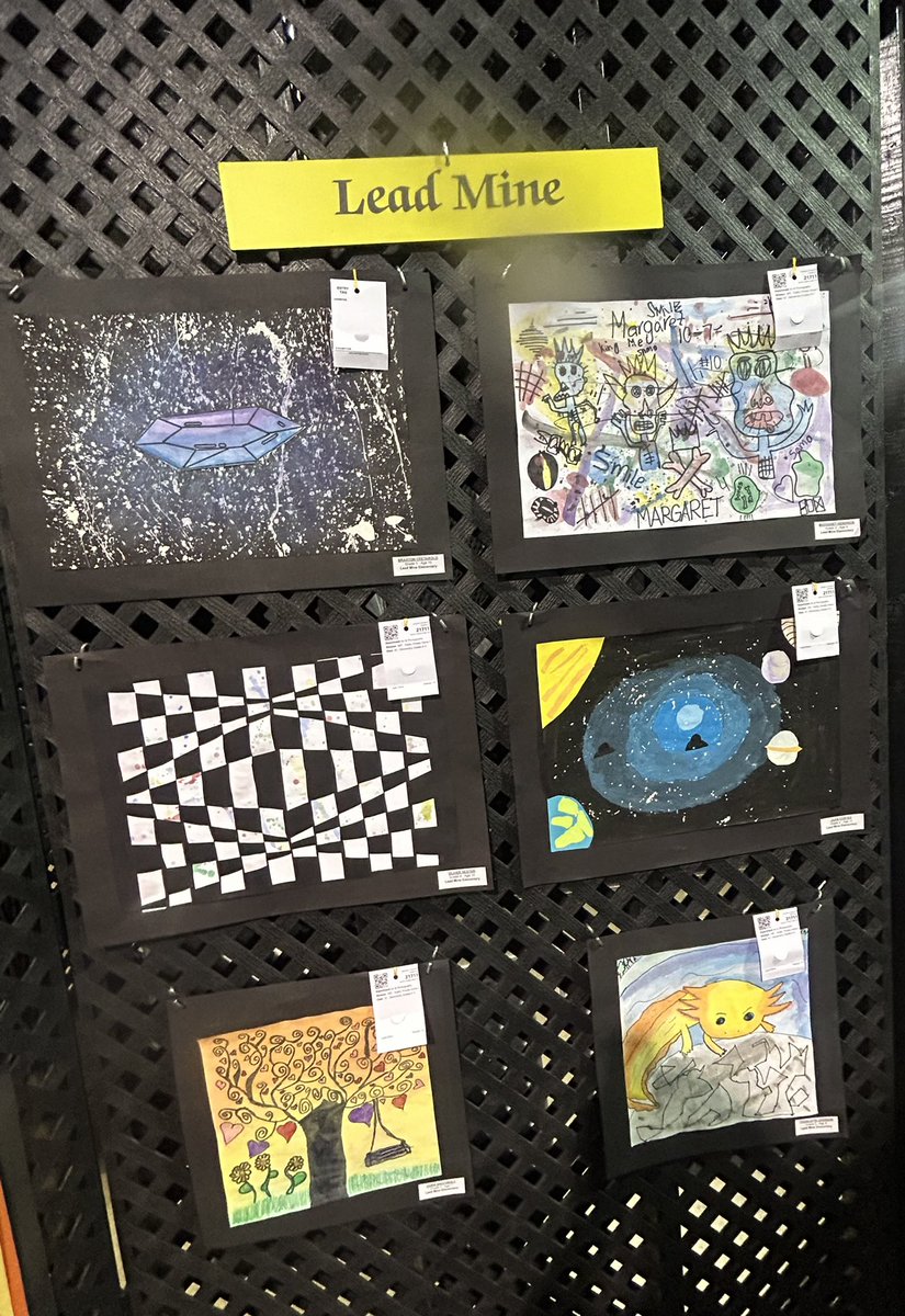 #wcpss #ncstatefair Student art at NC State Fair in Kerr Scott Building from <a href="/JeffreysGroveES/">Jeffreys Grove Elem</a>, <a href="/JYJoyner/">Joyner Elementary</a>, <a href="/LacyESLions/">Lacy Elementary</a> &amp; <a href="/Lead_Mine/">Lead Mine Elementary</a>.