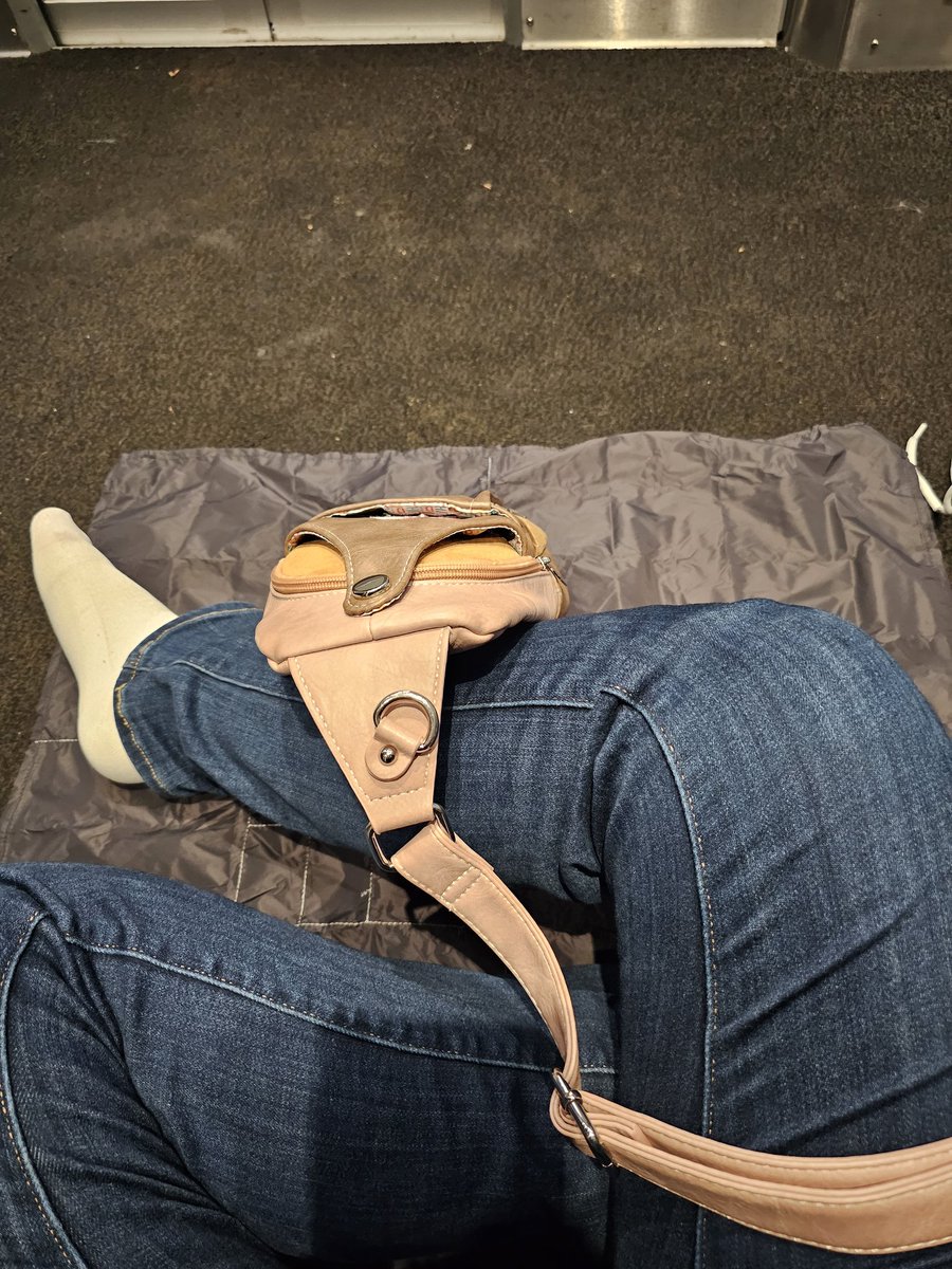 KateFrstr's tweet image. When @GWRHelp is crowded &amp;amp; the carpet needs cleaning...@MatadorUp saves me with the light waterproof tarp for sitting on.   Thanks for the tip @PackHacker