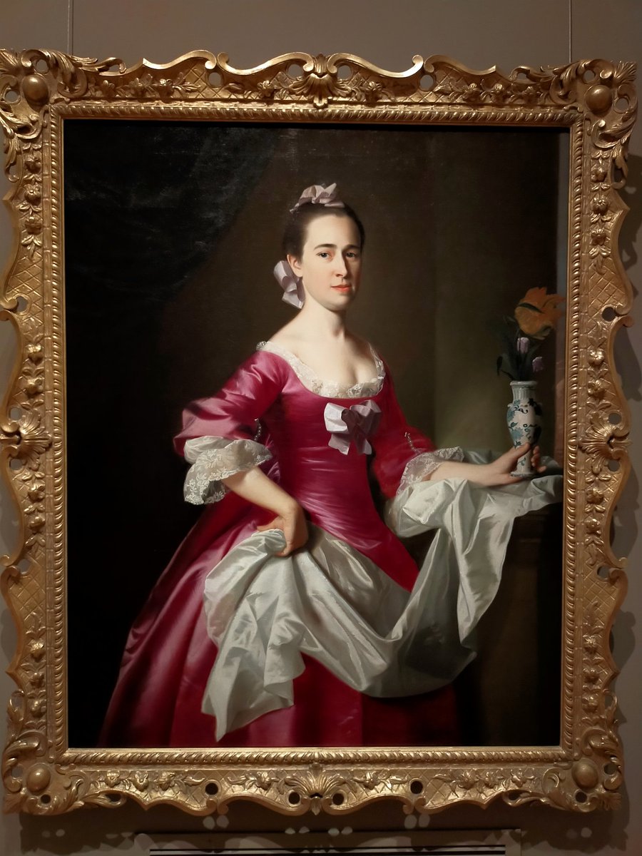 ワシントンスミソニアン博物館を見学中。素晴らしい作品はたくさん、写真はCopleyの27歳時の傑作。