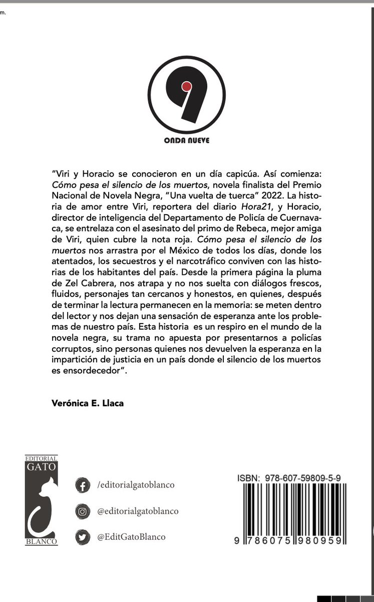 Ya se va a imprenta mi primera novela. Con las maravillosas palabras de <a href="/verollaca/">Verónica Llaca</a> en la cuarta de forros. 

Gracias por todo <a href="/EditGatoBlanco/">Editorial Gato Blanco</a> y <a href="/JoseDBernal3/">José David Bernal</a> 

🍎🍎