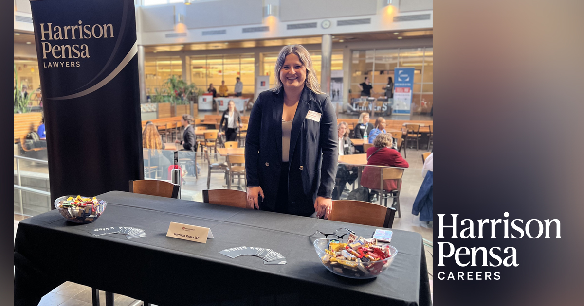 Thank you @FanshaweCollege for organizing the Annual Law Clerk Employer Networking Event with over 40 co-op students. It was a valuable opportunity to introduce students to Harrison Pensa and the legal profession. Click for career opportunities: bit.ly/3RYL4nE