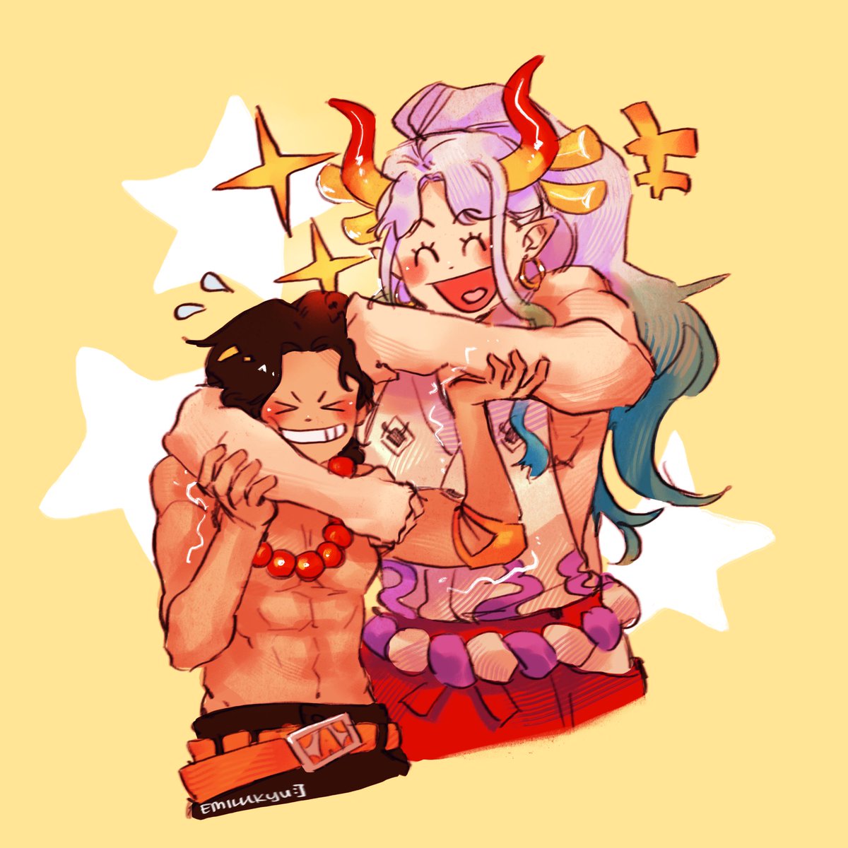 emilukyu's tweet photo. thinking of them 😔
-
#portgasdace #yamato #onepiece #wano #yamabro https://t.co/ak70qj2sbG