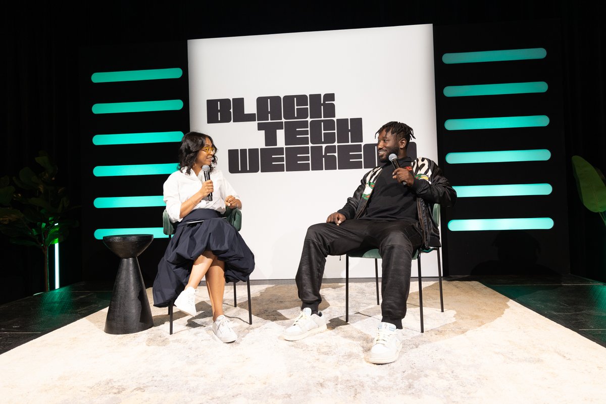 BlackTechWeek's tweet photo. A big thank you to our special guest, the one and only @hannibalburess! ππ We had an absolute blast this morning, laughing and learning. It was truly a legendary session, hosted by our very own CEO @candicecincy! ππ‘ #BlackTechWeekend #BTWDetroit https://t.co/kPMxF05c1v