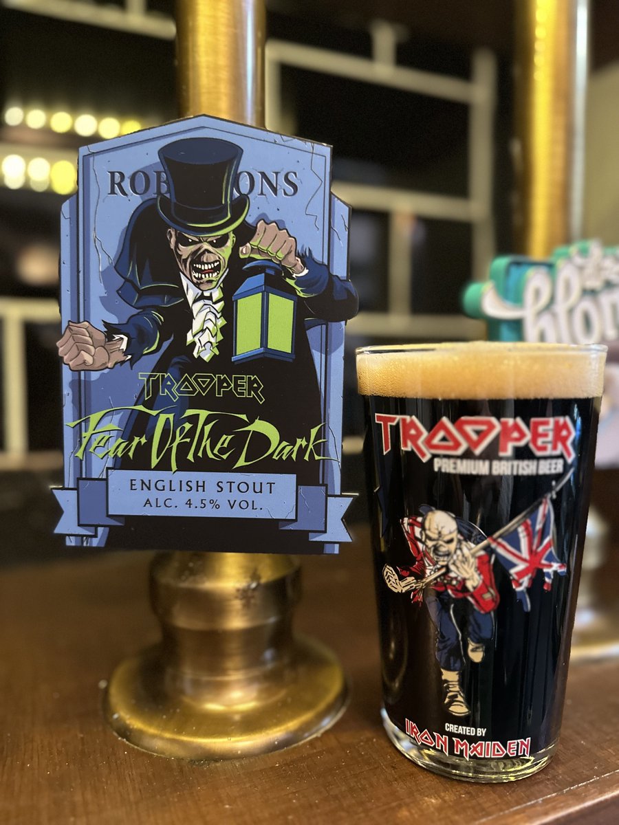 Troopers in the UK!

Fear of the Dark is available in Wetherspoons until 22nd October as part of their beer festival - enjoy!

#TrooperBeer #IronMaiden #Beer #FearOfTheDark #Wetherspoons