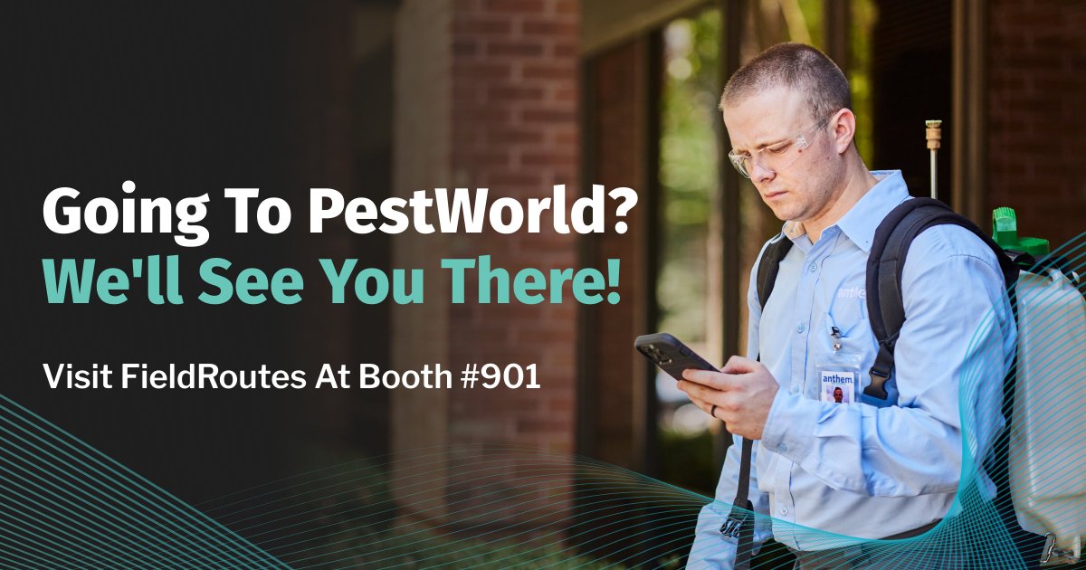 FieldRoutes's tweet image. Are you packed up and ready for #PestWorld2023? Don’t forget to snap, tag, and share your favorite moments! What are you looking most forward to?

#PestControlSoftware #FieldRoutes