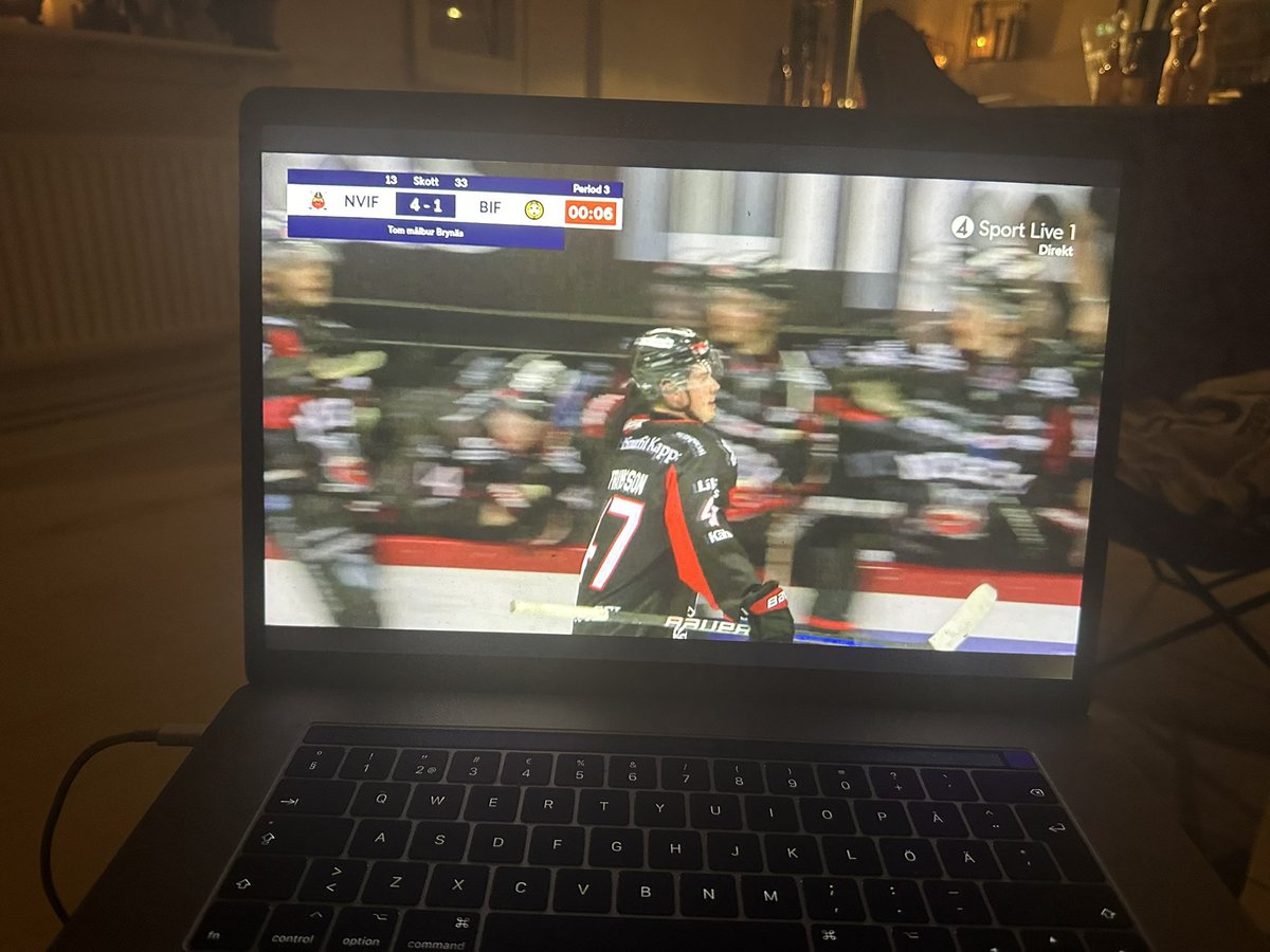 Var aldrig ens orolig.

Nybro-Brynäs 4-1