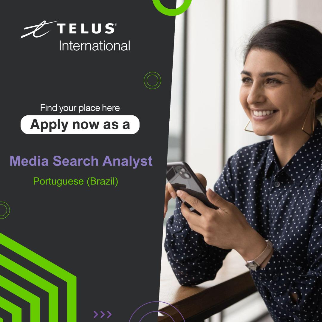 telusjai's tweet photo. Olá, Brazil! @TELUS is hiring Personalized Internet Ads Assessors for our global AI Community. Refer to our LinkedIn job ad to see full details. #portuguesejobs #brazilhiring #braziljobs #latamjobs #trabajodesdecasa https://t.co/T0fmwVbOa2 https://t.co/IZS2utpjHM