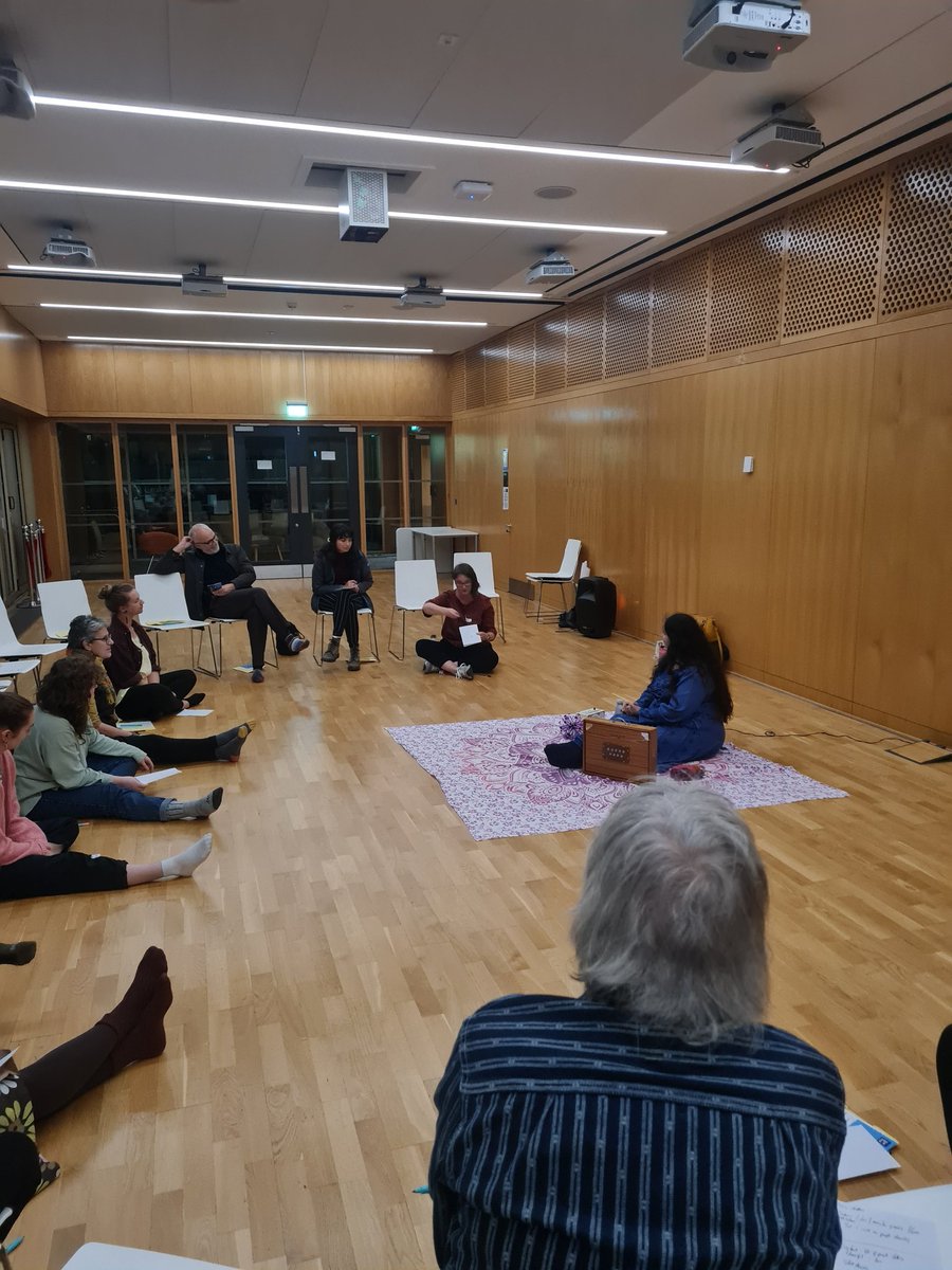 Sharleenshaha's tweet image. My self @satnamvocalist and Jon, attended the #CHWAConference2023 Representing @hoot and @musicinkirklees #KYOM23 project - Speak our Music, which was well received. Thank you @CHWAlliance for the space &amp;amp; the hard work you put into highlighting the importance of #creativehealth