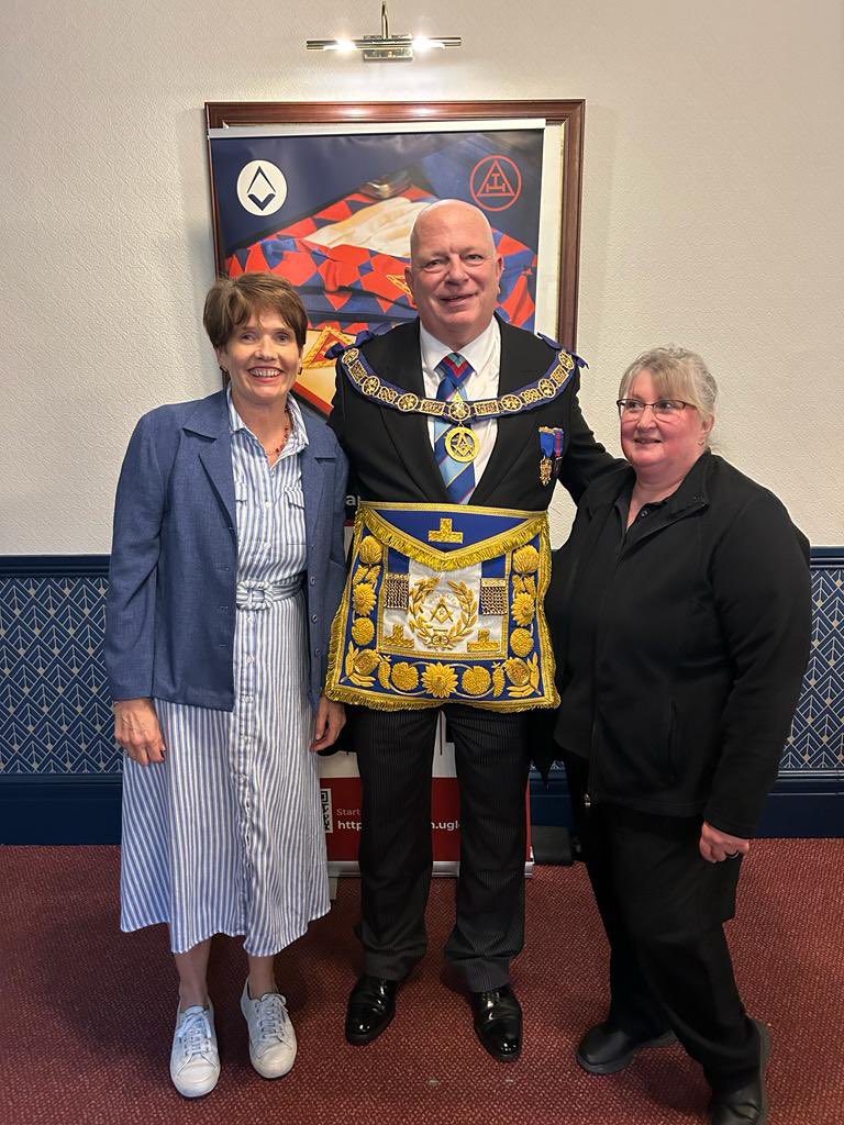 Ladies of <a href="/TeifiLodge/">Teifi Lodge 4648</a> trump James Ross head of the West Wales Freemasons by asking for a picture with him in all his refinery before he has the chance to Thank them for the Wonderful pre installation buffet and tea a wonderful West Wales tradition within the <a href="/UGLE_GrandLodge/">United Grand Lodge of England</a>