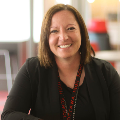 KSPrincipals's tweet photo. Today is 10/14/23, day 14 of Nat'l Principals Month. Today's focus principal is Mrs. Kelly Whittaker, principal of Ottawa HS, home of the Cyclones! This 18 year educator has led @OHSActivities the past 6 years. Read more: https://t.co/Pb1aTcveWK

#ThankAPrincipal 
@kelwhitt217 https://t.co/JODm9G4NqI