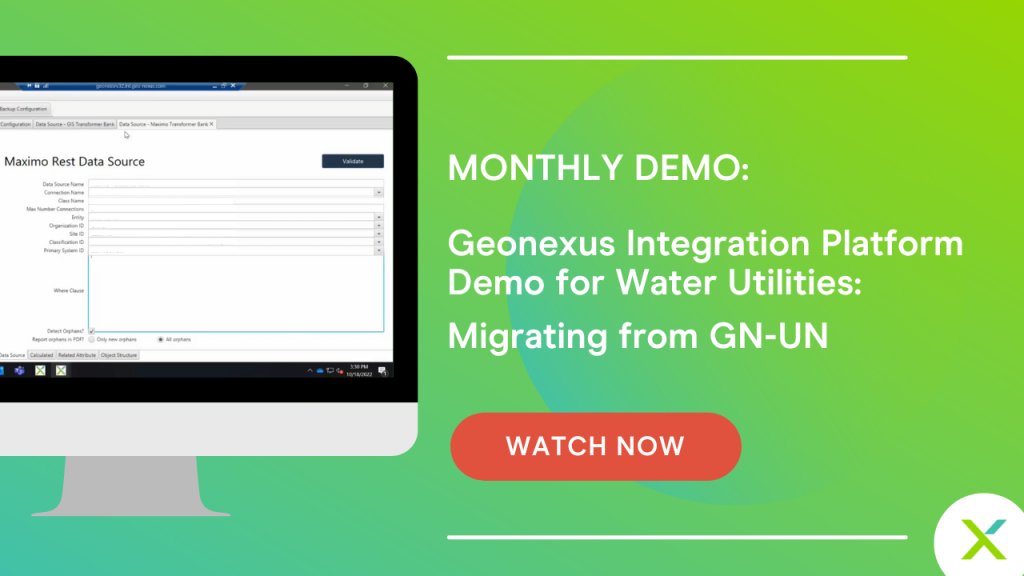 GeoNexusTech's tweet image. Integration is important. Keeping your data in sync as you transition to the #UtilityNetwork is important. Learn more about how GIP can help as you make the move to the UN: zurl.co/I8Qp